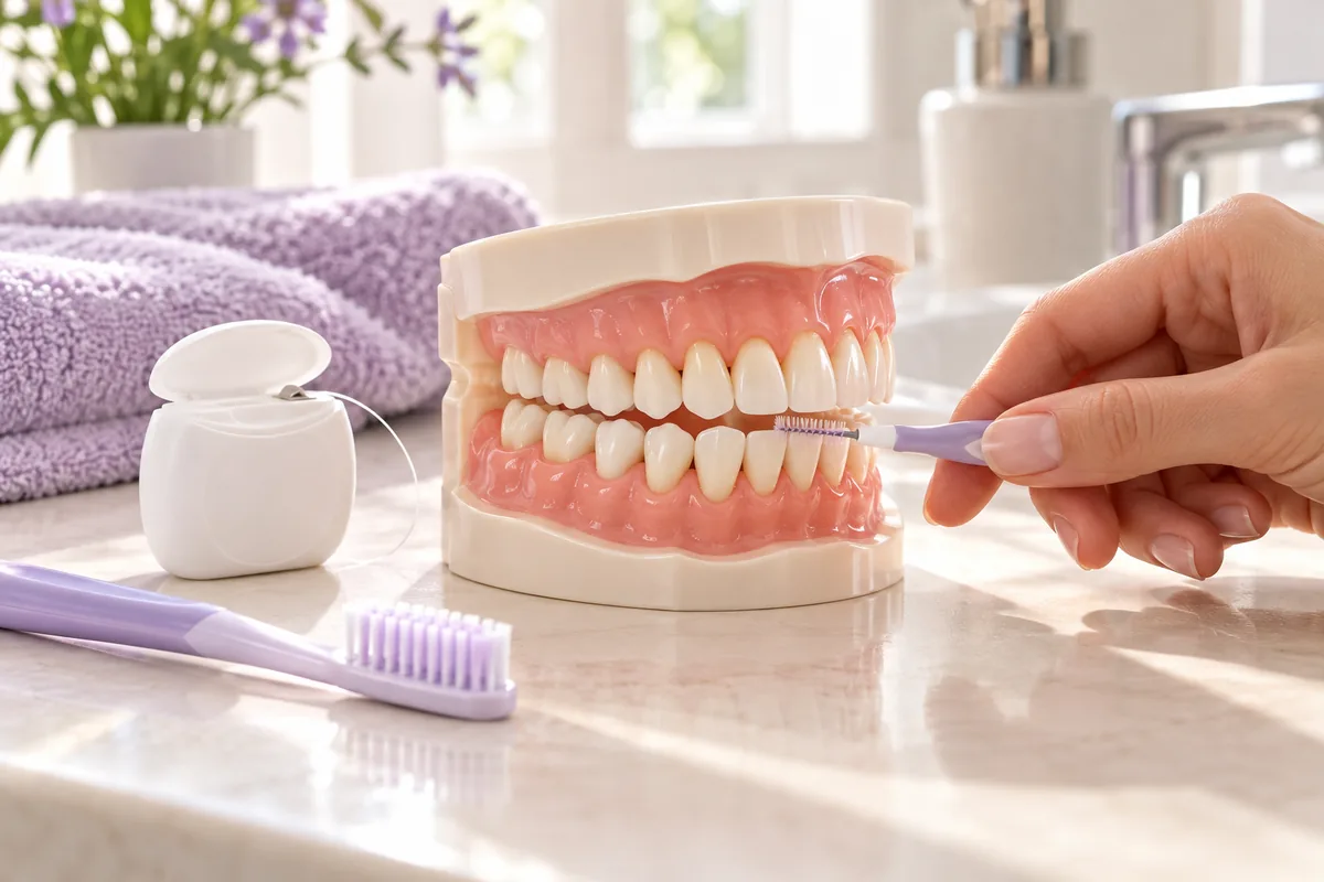 Laser gum treatment illustration
